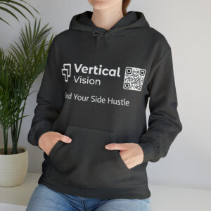 Vertical Vision 405 - Find Your Side Hustle -- Unisex Heavy Blend™ Hooded Sweatshirt
